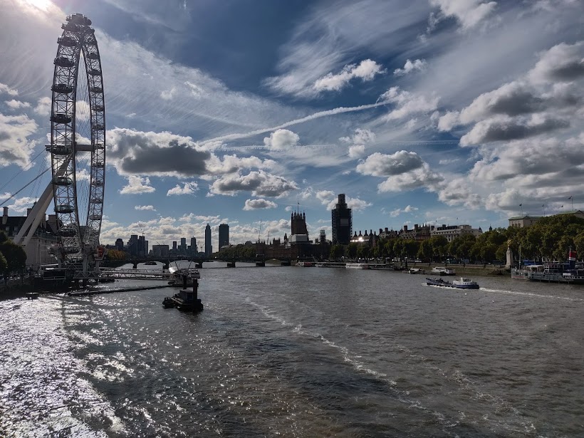 View from the Golden Jubilee Bridge